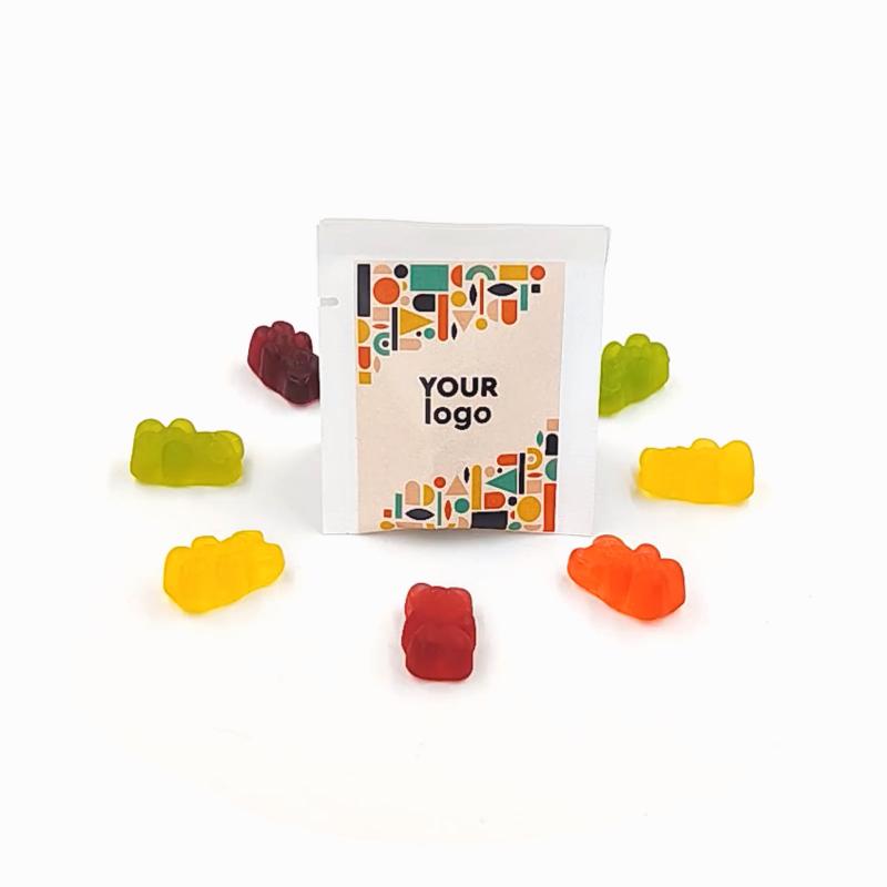 Конфета "Желейний ведмедик" с логотипом 2 г